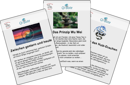 Newsletter Qi-Bote Der "Qi-Bote" - unser Newsletter