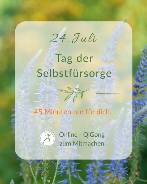 Tag der Selbstfürsorge 24. Juli